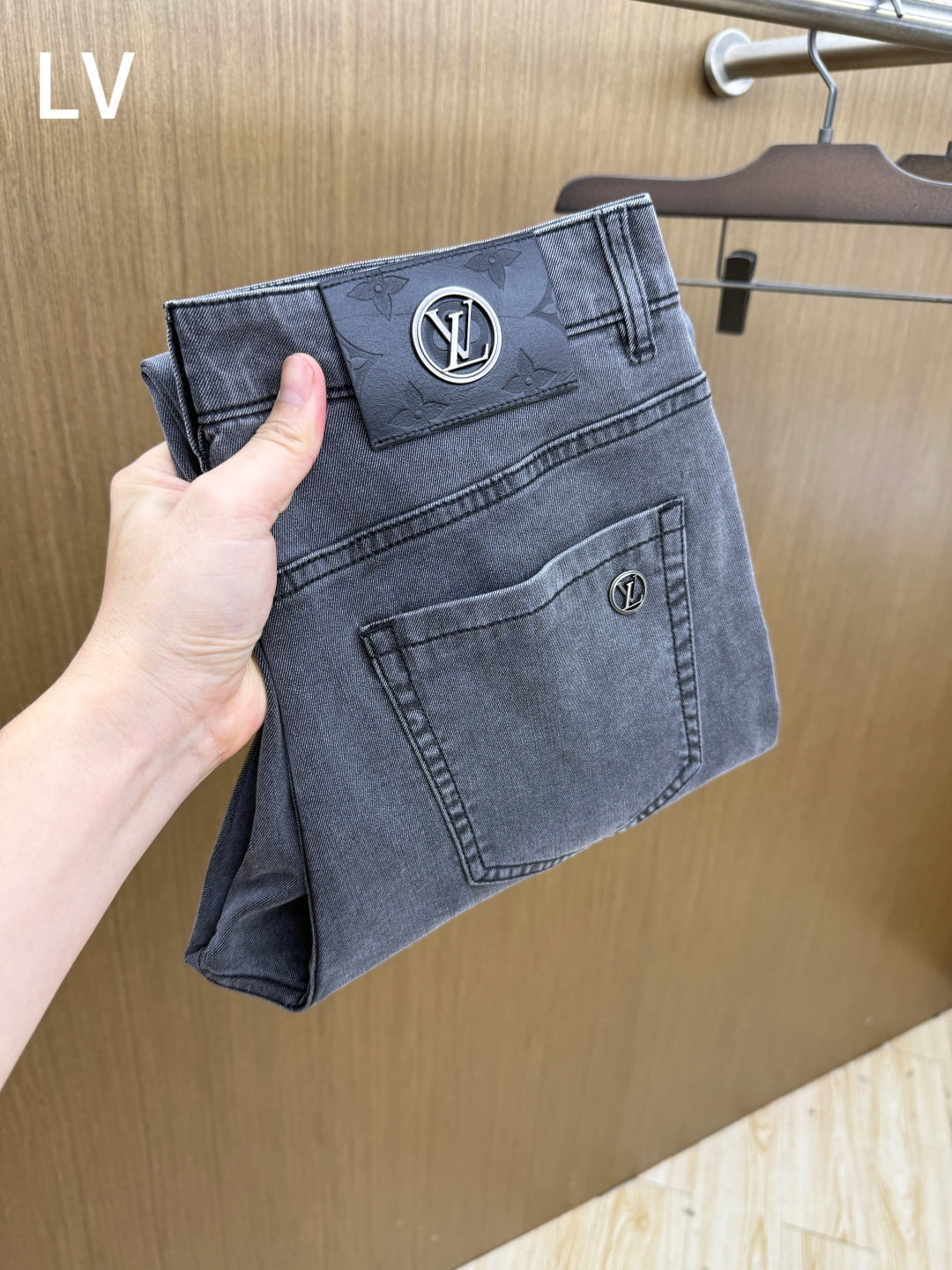 루이 비통 데님 팬츠 008