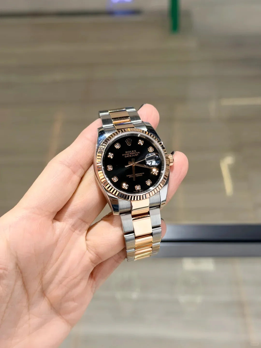 롤렉스 서브마리너 블랙 투톤 워치 40