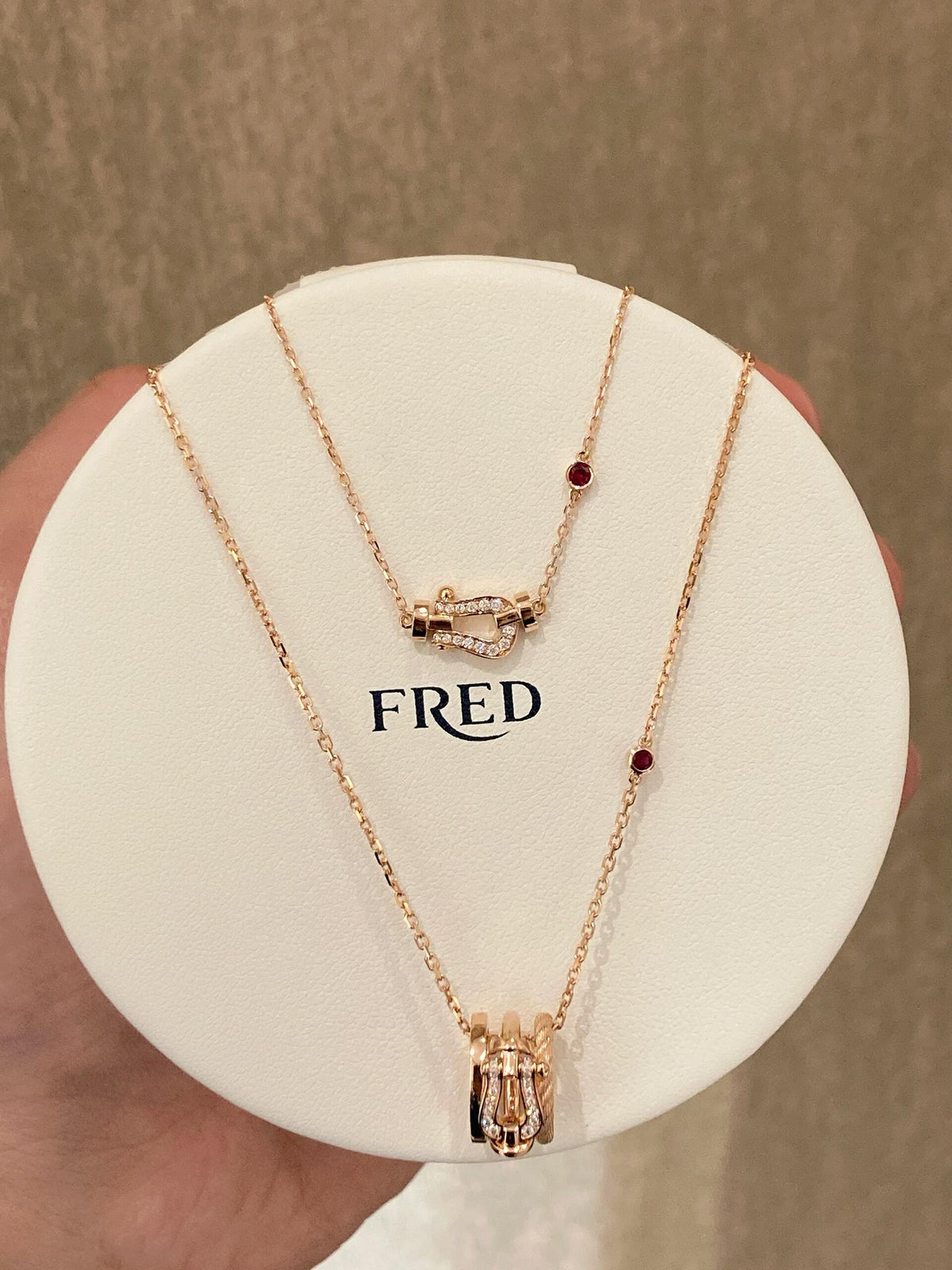 FRED ✨새해에는 색다른 레드로! 새해 루비 한정 목걸이