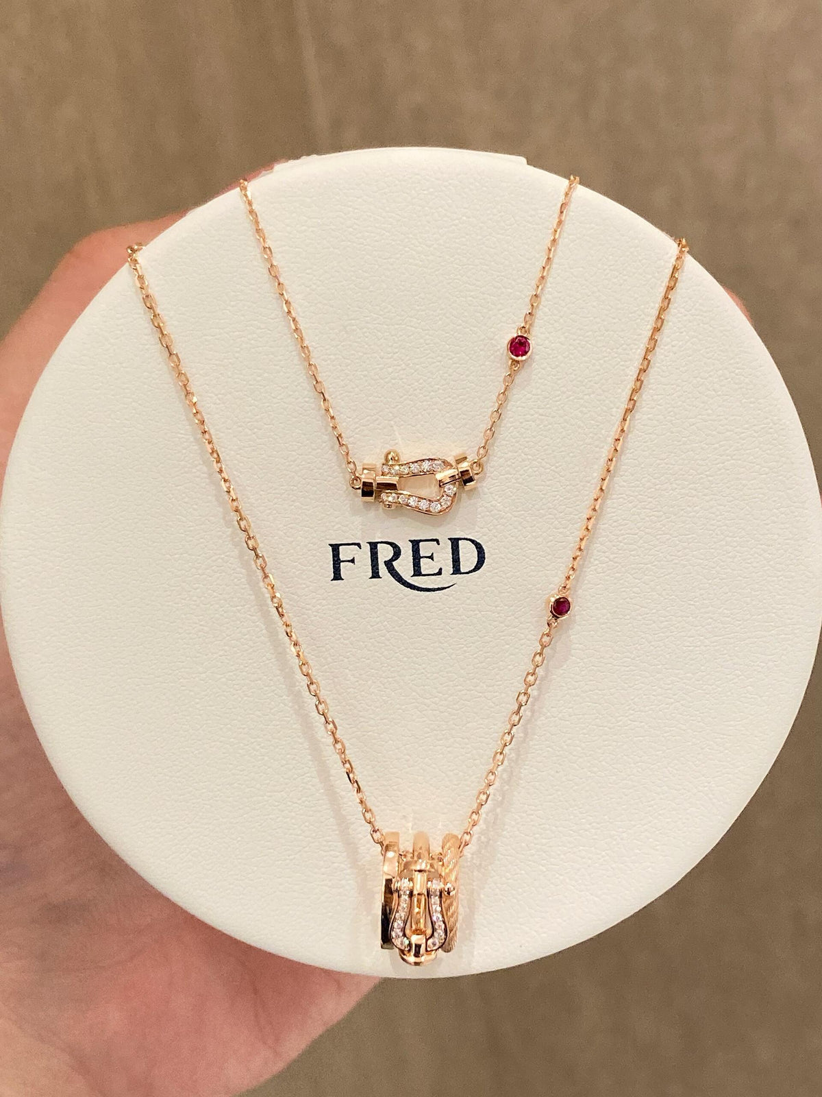 FRED ✨새해에는 색다른 레드로! 새해 루비 한정 목걸이