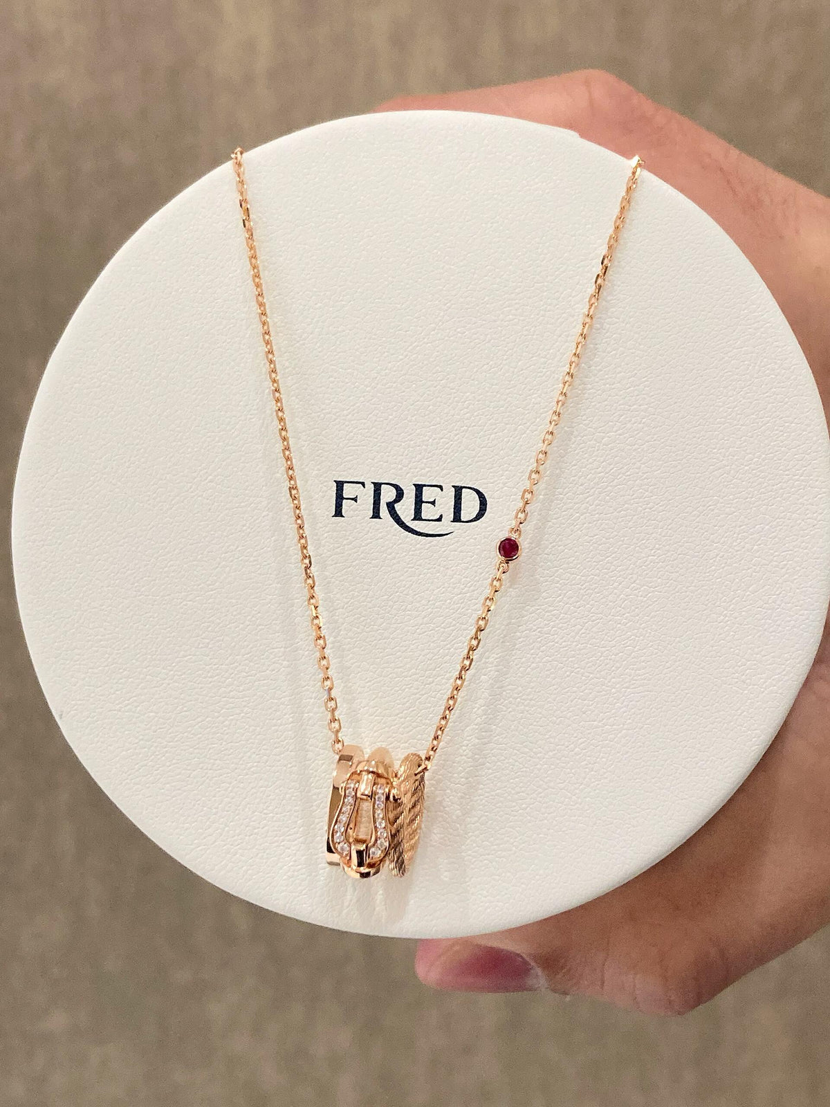 FRED ✨새 한정판: 루비 목걸이! FRED 새 모델 출시