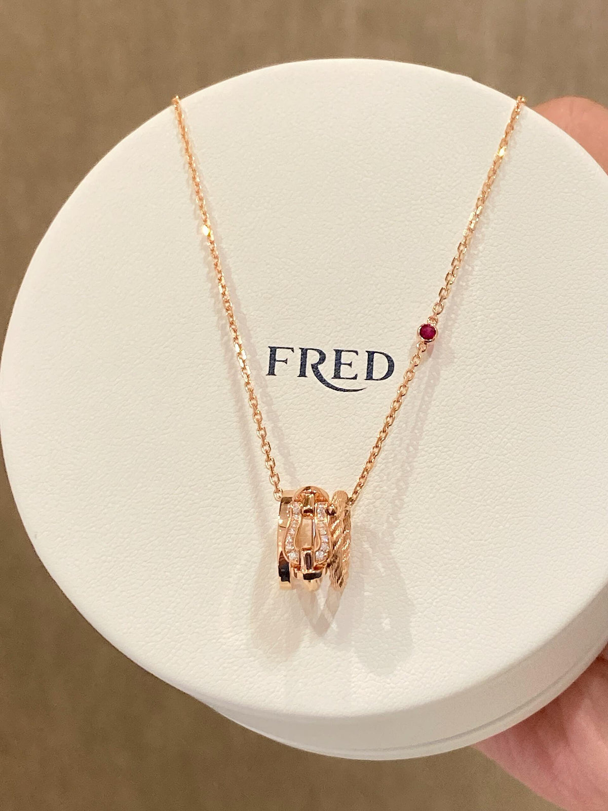 FRED ✨새 한정판: 루비 목걸이! FRED 새 모델 출시