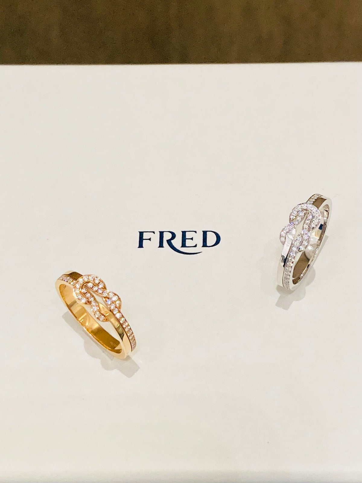 FRED ✨우아함은 결코 유행을 타지 않습니다! FRED CI8 캐릭터 시리즈 반지