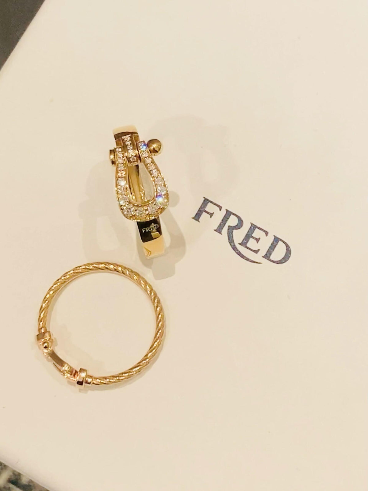 FRED 반짝반짝 사랑스러워요! 보기만 해도 행복해요🥳FRED 반지