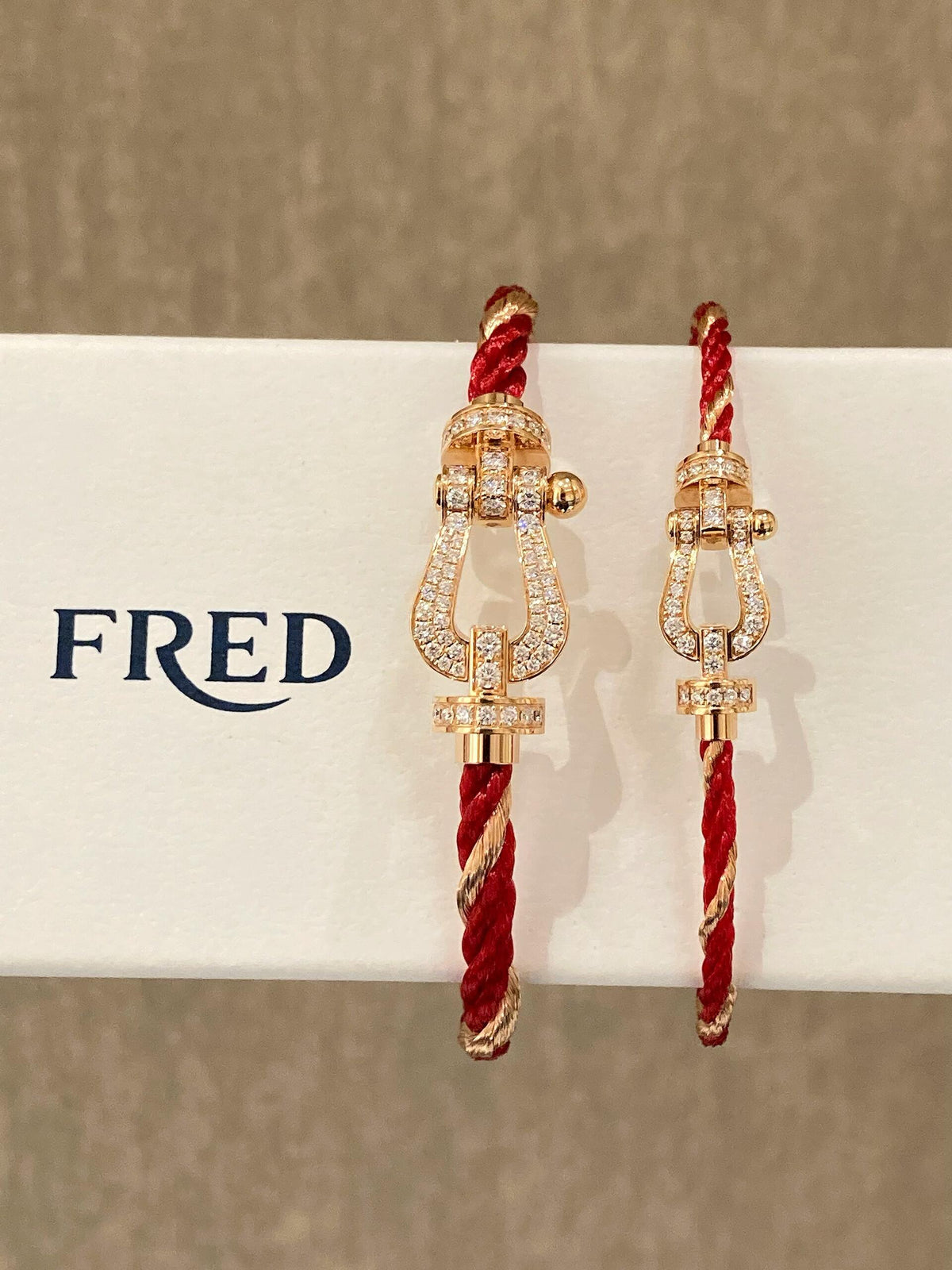 FRED ❤️나라와 함께하는 축하❗️차이니즈 레드❗️❤️포스 10 시리즈 레드 골드 로프