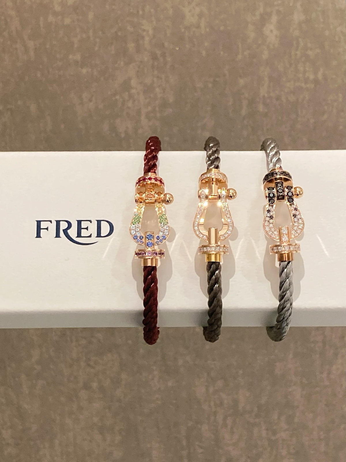 FRED 가을 겨울에 이렇게 입으면 너무 따뜻해요! 프레드 팔찌