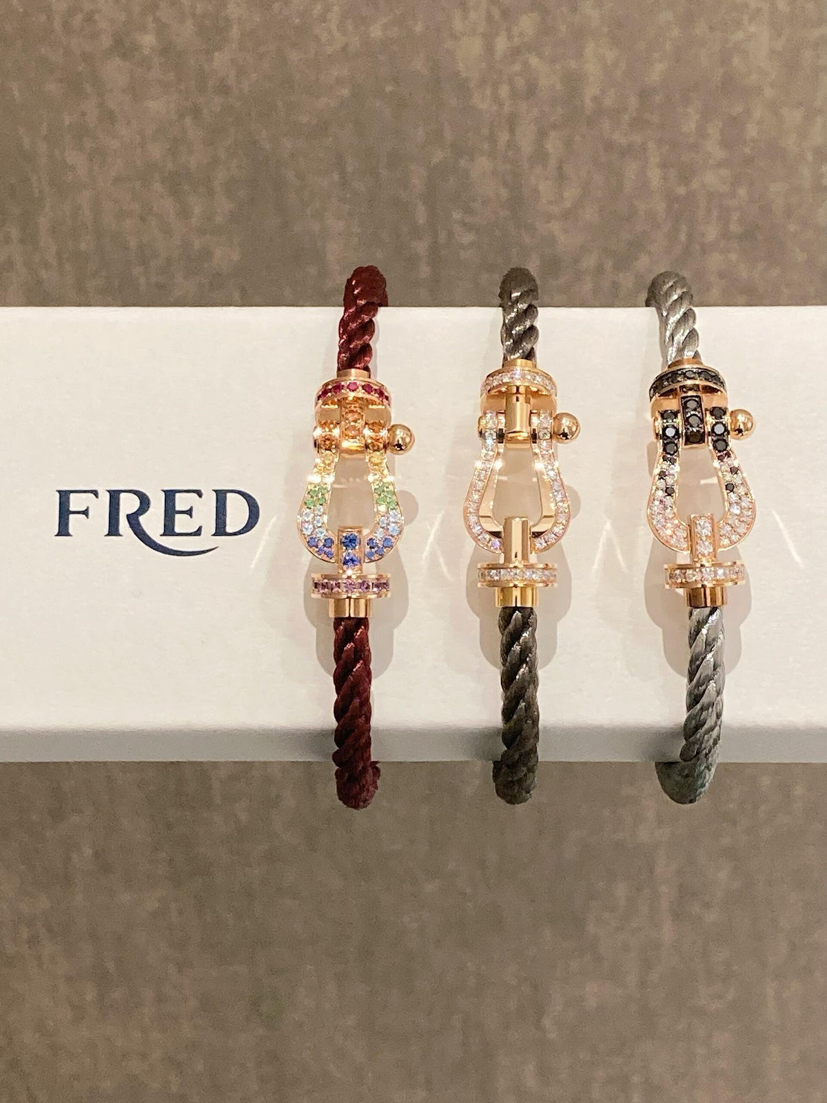 FRED 가을 겨울에 이렇게 입으면 너무 따뜻해요! 프레드 팔찌