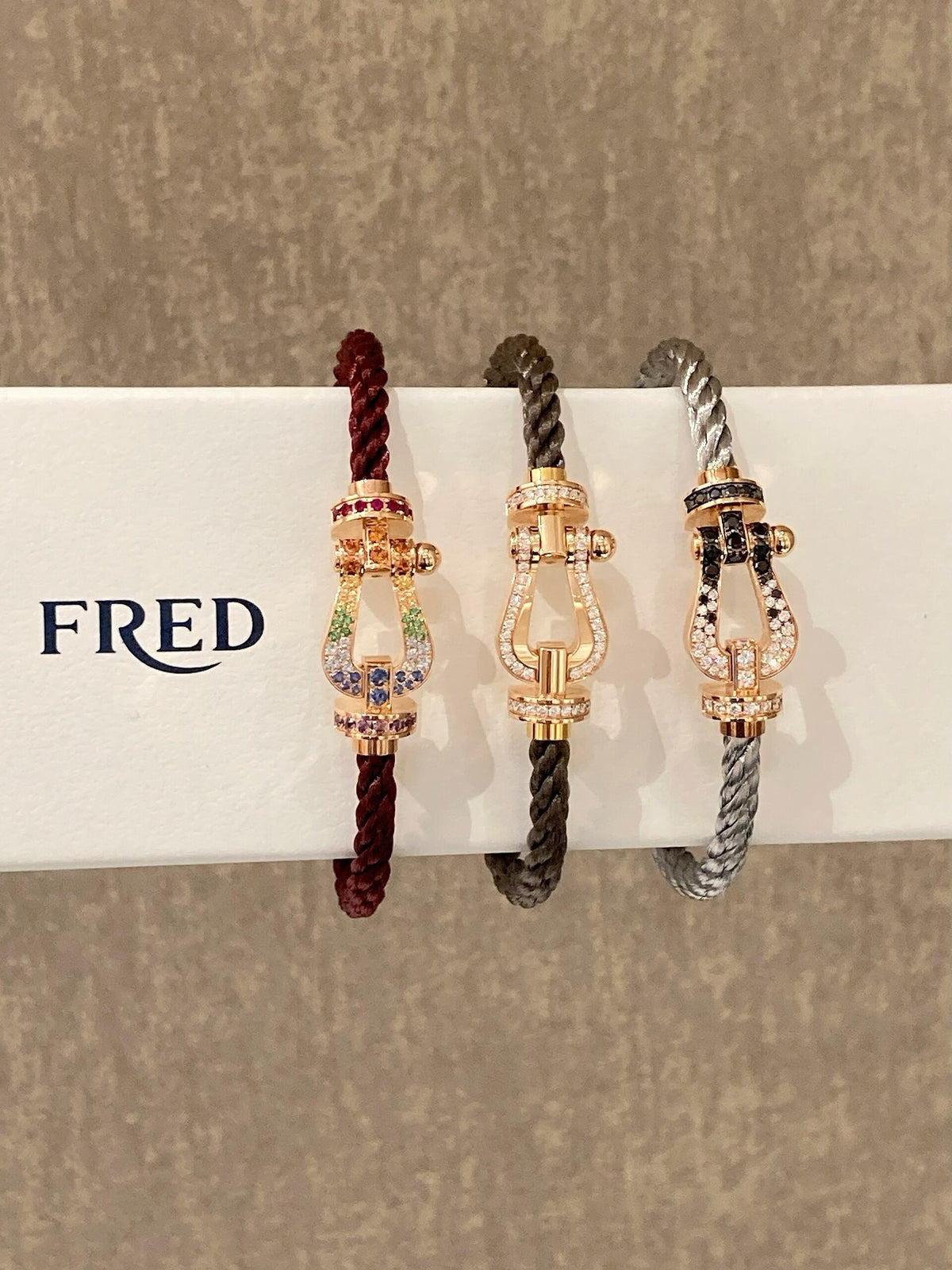 FRED 가을 겨울에 이렇게 입으면 너무 따뜻해요! 프레드 팔찌