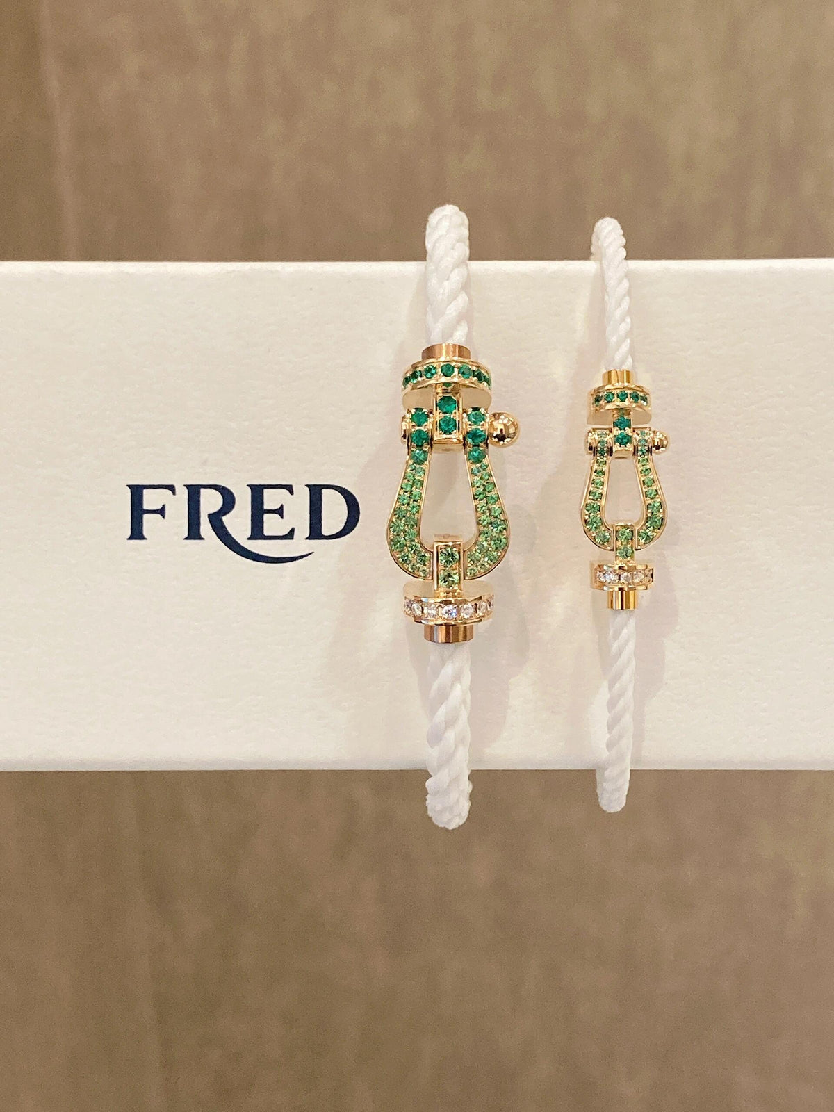 FRED 컬러 아티스트, 포스 10 팔찌! 에메랄드 원석
