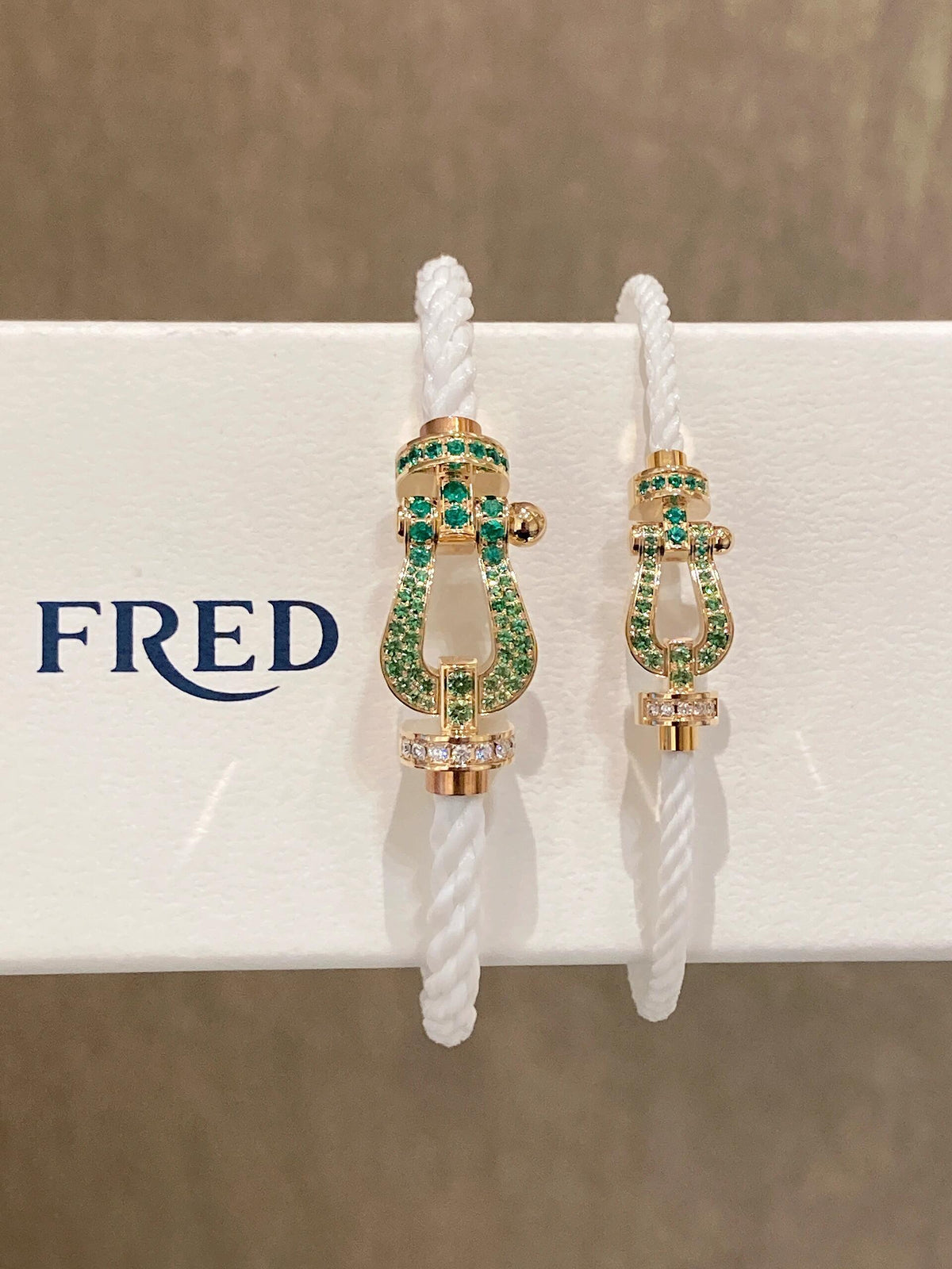 FRED 컬러 아티스트, 포스 10 팔찌! 에메랄드 원석